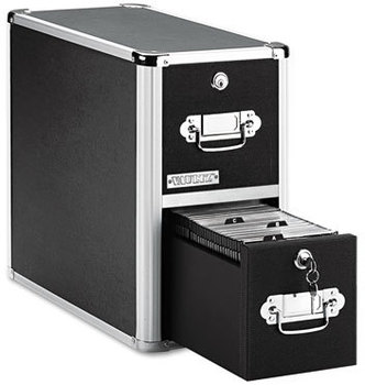 Vaultz® CD File Cabinets,  Holds 330 Folders/120 Slim/60 Std. Cases
