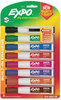 A Picture of product SAN-1944741 EXPO® Magnetic Dry Erase Marker,  Chisel Tip, Assorted, 8/Pack