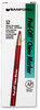 A Picture of product SAN-2059 Sharpie® Peel-Off™ China Markers,  Red, Dozen