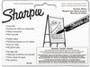 A Picture of product SAN-22474 Sharpie® Flip Chart® Marker,  Bullet Tip, Four Colors, 4/Set