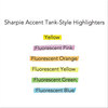 A Picture of product SAN-25006 Sharpie® Tank Style Highlighters,  Chisel Tip, Orange, Dozen