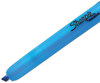 A Picture of product SAN-28010 Sharpie® Retractable Highlighters,  Chisel Tip, Fluorescent Blue, Dozen