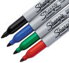 A Picture of product SAN-30074 Sharpie® Fine Tip Permanent Marker,  Assorted, 4/Set