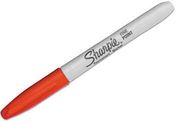 Sharpie® Super Permanent Marker,  Fine Point, Red, Dozen