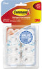 A Picture of product MMM-17006CLRVP Command™ Clear Hooks and Strips Mini, Plastic, 0.5 lb Capacity, 18 24 Strips/Pack