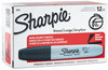 A Picture of product SAN-38201 Sharpie® Chisel Tip Permanent Marker,  5.3mm Chisel Tip, Black, Dozen