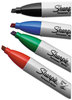 A Picture of product SAN-38201 Sharpie® Chisel Tip Permanent Marker,  5.3mm Chisel Tip, Black, Dozen