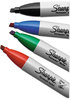 A Picture of product SAN-38202 Sharpie® Chisel Tip Permanent Marker,  5.3mm Chisel Tip, Red, Dozen