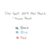 A Picture of product SAN-61255 uni-ball® Signo 207™ Retractable Gel Pen,  Black Ink, Micro Fine, Dozen
