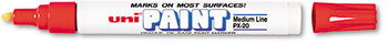 Sanford® uni®-Paint Permanent Marker,  Medium Point, Red