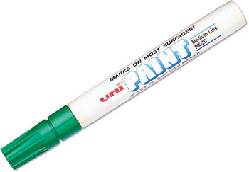 Sanford® uni®-Paint Permanent Marker,  Medium Point, Green