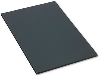 SunWorks® Construction Paper,  58 lbs., 24 x 36, Black, 50 Sheets/Pack