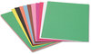 A Picture of product PAC-6507 SunWorks® Construction Paper,  58 lbs., 12 x 18, Assorted, 50 Sheets/Pack