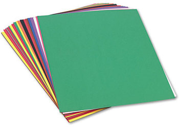 SunWorks® Construction Paper,  58 lbs., 24 x 36, Assorted, 50 Sheets/Pack