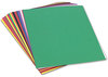 A Picture of product PAC-6523 SunWorks® Construction Paper,  58 lbs., 24 x 36, Assorted, 50 Sheets/Pack