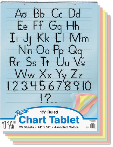 Colored Chart Tablet