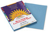 A Picture of product PAC-7603 SunWorks® Construction Paper,  58 lbs., 9 x 12, Sky Blue, 50 Sheets/Pack