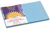 A Picture of product PAC-7607 SunWorks® Construction Paper,  58 lbs., 12 x 18, Sky Blue, 50 Sheets/Pack