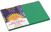 A Picture of product PAC-8007 SunWorks® Construction Paper,  58 lbs., 12 x 18, Holiday Green, 50 Sheets/Pack