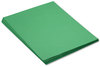 A Picture of product PAC-8017 SunWorks® Construction Paper,  58 lbs., 18 x 24, Holiday Green, 50 Sheets/Pack