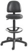 A Picture of product SAF-3406BL Safco® Precision Extended-Height Swivel Stool with Adjustable Footring Supports 250 lb, 23" to 33" Seat Height, Black Vinyl, Base
