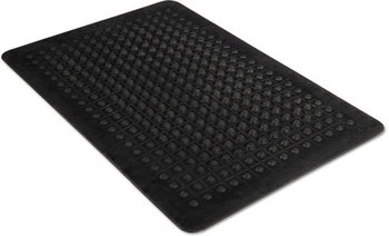Guardian Flex Step Rubber Anti-Fatigue Mat,  Polypropylene, 36 x 60, Black