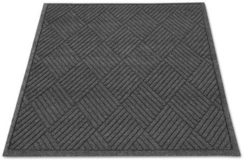 Guardian EcoGuard™ Rectangular Diamond Floor Mat. 36 X 48 in. Charcoal.