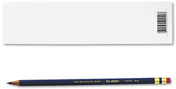 Prismacolor® Col-Erase® Pencil with Eraser,  Blue Lead, Blue, Dozen