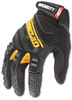 A Picture of product IRN-SDG204L Ironclad SuperDuty Gloves,  Large, Black/Yellow, 1 Pair