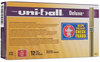A Picture of product SAN-60026 uni-ball® Deluxe Stick Roller Ball Pen,  Red Ink, Micro, Dozen