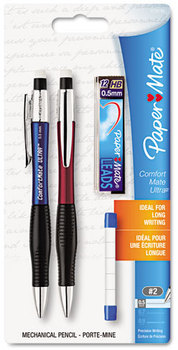 Paper Mate® ComfortMate Ultra™ Pencil Starter Set,  Ast Brl; 0.5 mm, Ref
