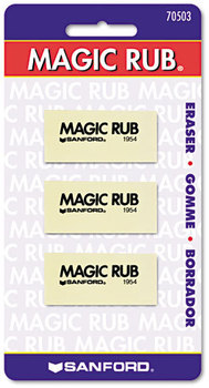 Prismacolor® MAGIC RUB® Eraser,  Vinyl, 3/Pack
