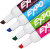 A Picture of product SAN-81029 EXPO® Low-Odor Dry-Erase Marker,  Chisel Tip, Classic Colors Assorted, 4/Set