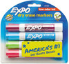 A Picture of product SAN-81029 EXPO® Low-Odor Dry-Erase Marker,  Chisel Tip, Classic Colors Assorted, 4/Set