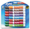 A Picture of product SAN-81045 EXPO® Low-Odor Dry-Erase Marker,  Chisel Tip, Assorted, 16/Set