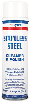 Dymon® Stainless Steel Cleaner,  20oz, Aerosol, 12/Carton