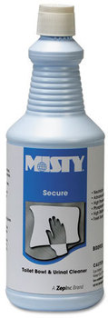 Misty® Secure Bowl Cleaner,  Mint Scent, 32oz Bottle, 12/Carton