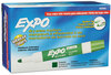 A Picture of product SAN-82004 EXPO® Low-Odor Dry-Erase Marker,  Bullet Tip, Green, Dozen