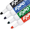 A Picture of product SAN-82074 EXPO® Low-Odor Dry-Erase Marker,  Bullet Tip, Assorted, 4/Set