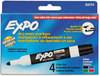 A Picture of product SAN-82074 EXPO® Low-Odor Dry-Erase Marker,  Bullet Tip, Assorted, 4/Set