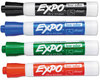 A Picture of product SAN-82074 EXPO® Low-Odor Dry-Erase Marker,  Bullet Tip, Assorted, 4/Set