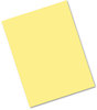 A Picture of product PAC-103457 Pacon® Riverside® Construction Paper,  76 lbs., 18 x 24, Yellow, 50 Sheets/Pack