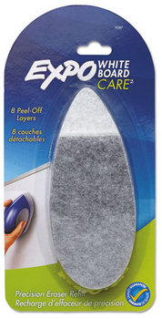EXPO® Dry Erase Precision Point Eraser Refill Pad,  Felt, 9 3/4w x 3 1/4d