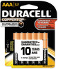 A Picture of product DUR-MN24RT12Z Duracell® CopperTop® Alkaline Batteries with Duralock Power Preserve™ Technology,  AAA, 12/Pk