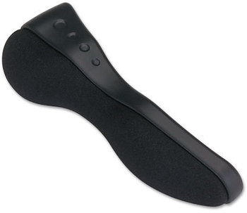 Innovera® Gel-Padded Telephone Shoulder Rest Gel Padded, 1.75 x 1.13 5.5, Black