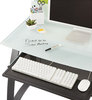 A Picture of product SAF-1940BL Safco® Xpressions™ Keyboard Tray,  Steel, 23-1/2w x 15-1/4d, Black