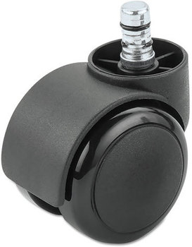 Master Caster® Noiseless Duet Casters,  Nylon, R Stem, 120 lbs./Caster, 5/Set