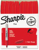 A Picture of product SAN-1920937 Sharpie® Fine Tip Permanent Marker,  Red, 36/Pack