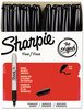 A Picture of product SAN-1920937 Sharpie® Fine Tip Permanent Marker,  Red, 36/Pack