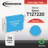 A Picture of product IVR-27220 Innovera® 26120-27420 Ink Remanufactured Cyan Replacement for 127 (T127220), 755 Page-Yield